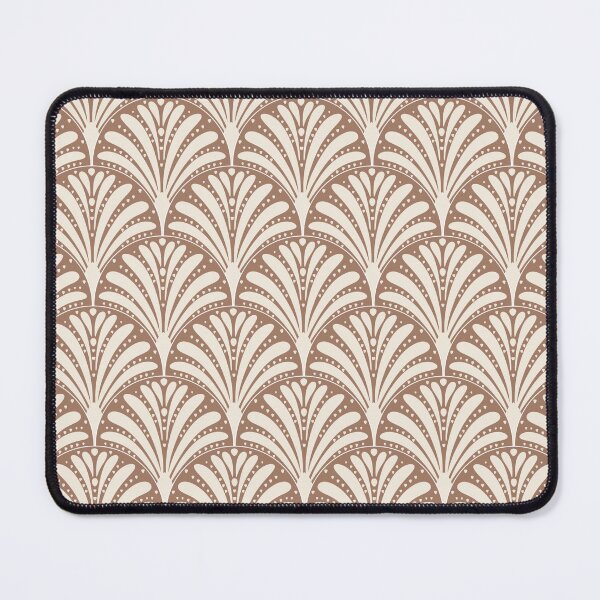 Item preview, Cream Fan Pattern designed and sold by TeraLynne.
