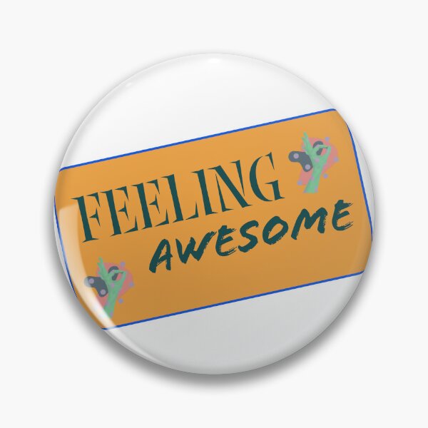 Item preview, Trendy Feeling Awesome Positive Feelings designed and sold by RiyonArts.