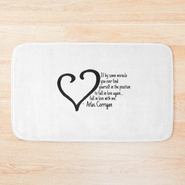 Item preview, Atlas Corrigan Heart + Quote designed and sold by Abbygbrown3.
