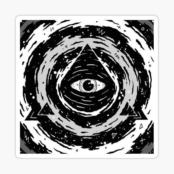 Trippy Gifts for Eye Lovers: Eyeball Sticker (#1) - Teal – snarkle