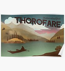 Thorofare travel porster Poster