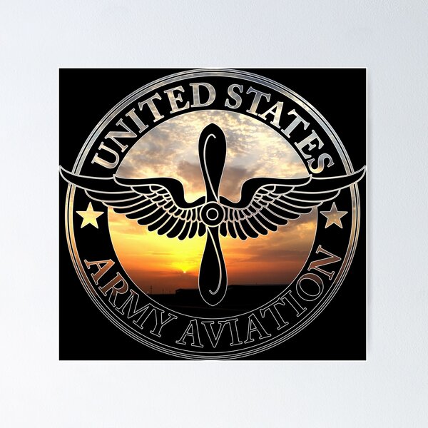 Item preview, Army Aviation sunset  designed and sold by BackShops.