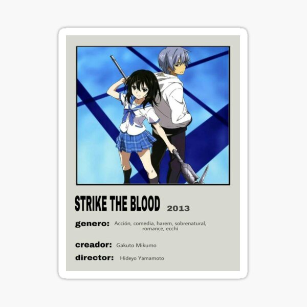 Fanart of Yukina Himeragi and Kojou Akatsuki from Strike the Blood, a new anime  series based on a light novel by Mikumo Gakuto…