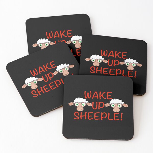 Item preview, Wake Up Sheeple! designed and sold by wickedcartoons.