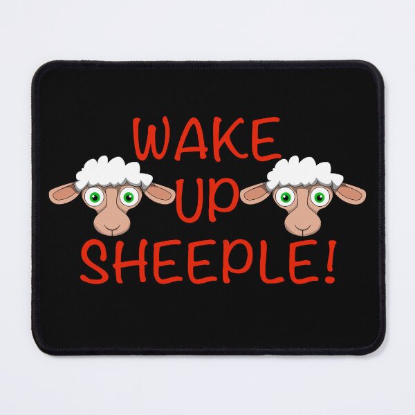 Item preview, Wake Up Sheeple! designed and sold by wickedcartoons.