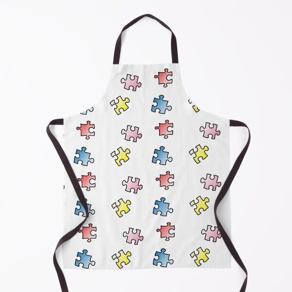 Item preview, Puzzled - Multi-colored Puzzle Pattern designed and sold by SouthShorePics.