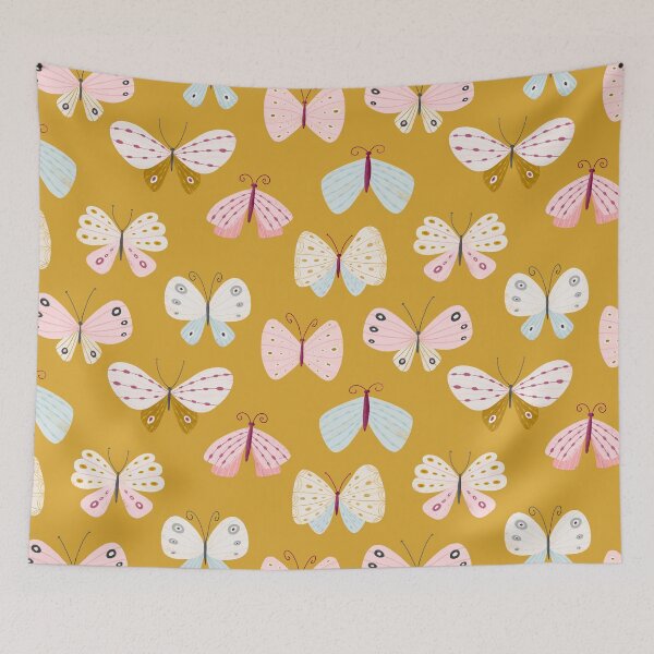Item preview, Butterflies on Gold designed and sold by Heather Rosas.