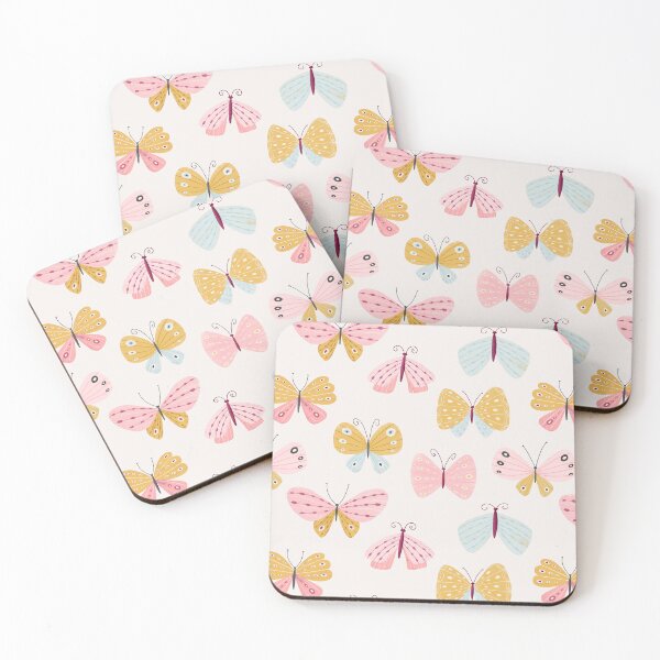 Item preview, Butterflies on Off-White designed and sold by Heather Rosas.