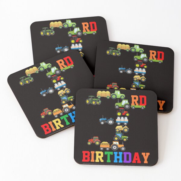 Item preview, 3rd Birthday Tractor Farmer Three 3 Year Old Boys designed and sold by Buyeseoshop.