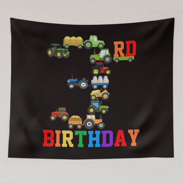 Item preview, 3rd Birthday Tractor Farmer Three 3 Year Old Boys designed and sold by Buyeseoshop.