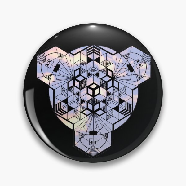 Artikelvorschau, Light Sky Cube Mandala in der Größe angepasst entworfen und verkauft von createVisions.