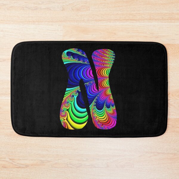 Item preview, Psychedelic Monogram Initial Letter N designed and sold by Lartheviking.