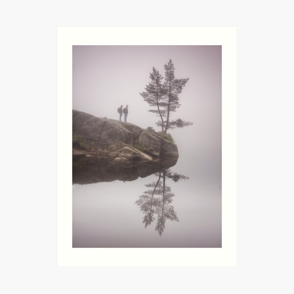 Norwegian reflection Art Print