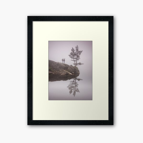 Norwegian reflection Framed Art Print