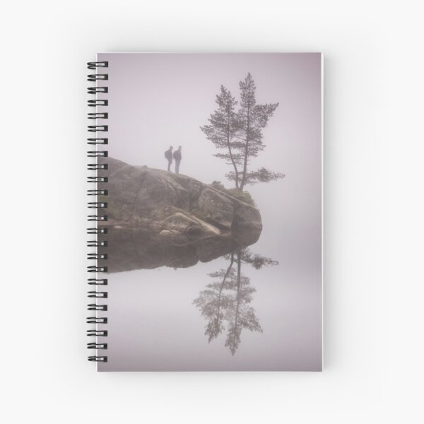 Norwegian reflection Spiral Notebook