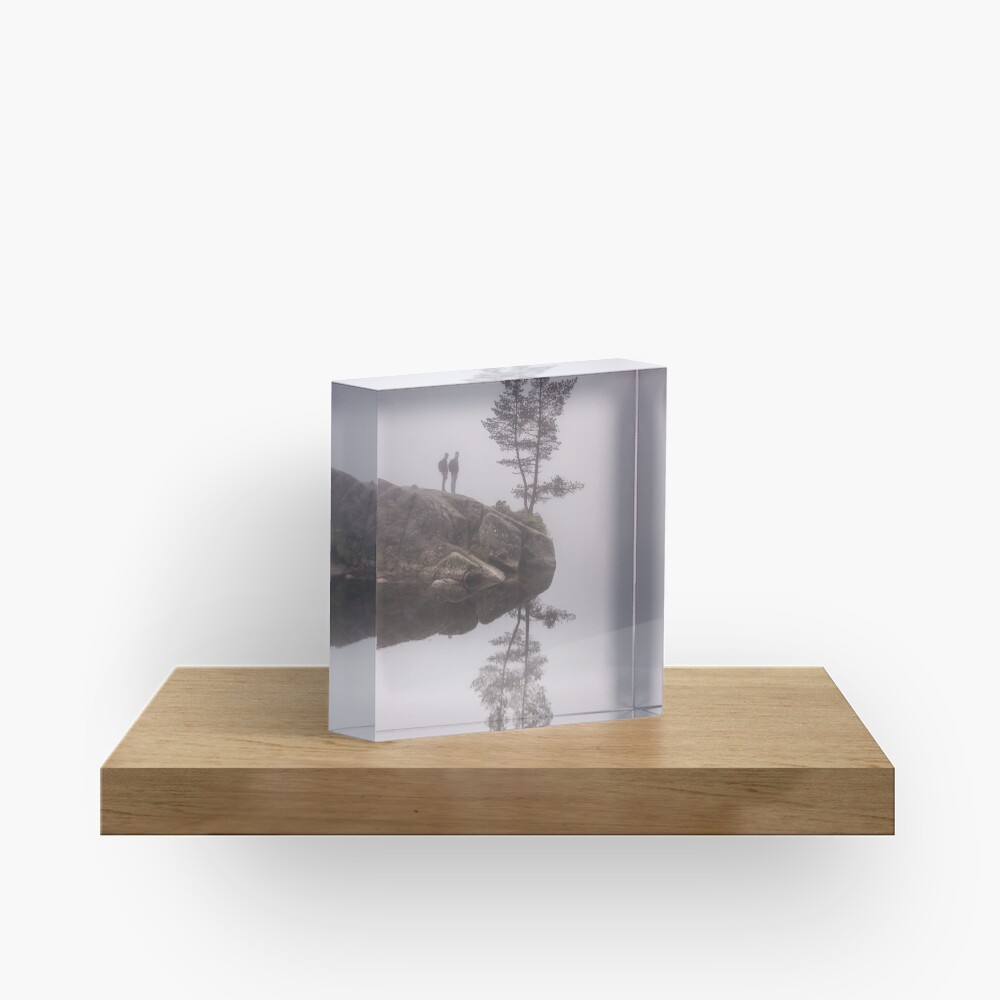 Norwegian reflection Acrylic Block