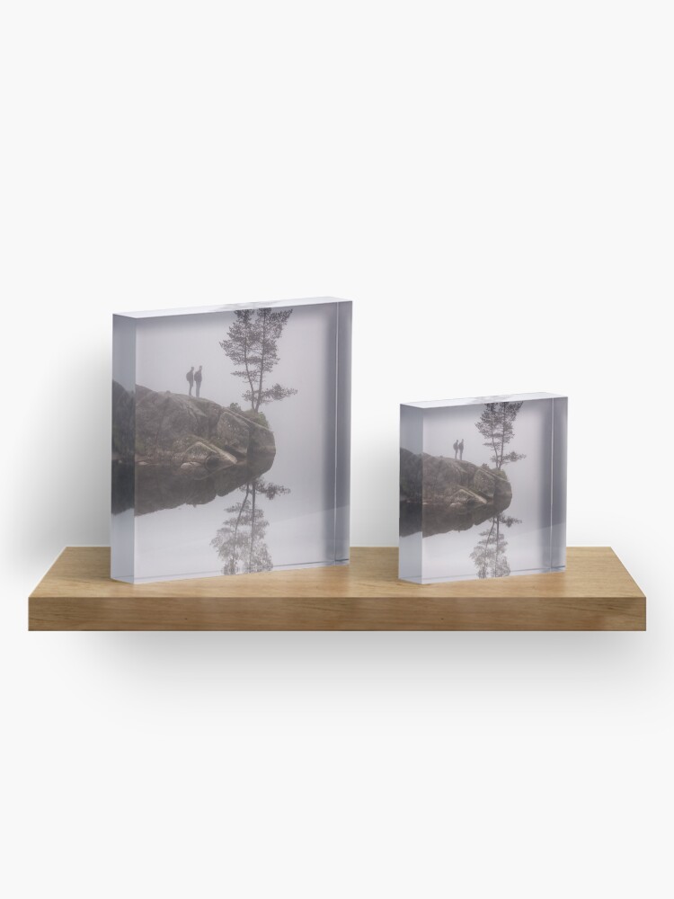Alternate view of Norwegian reflection Acrylic Block