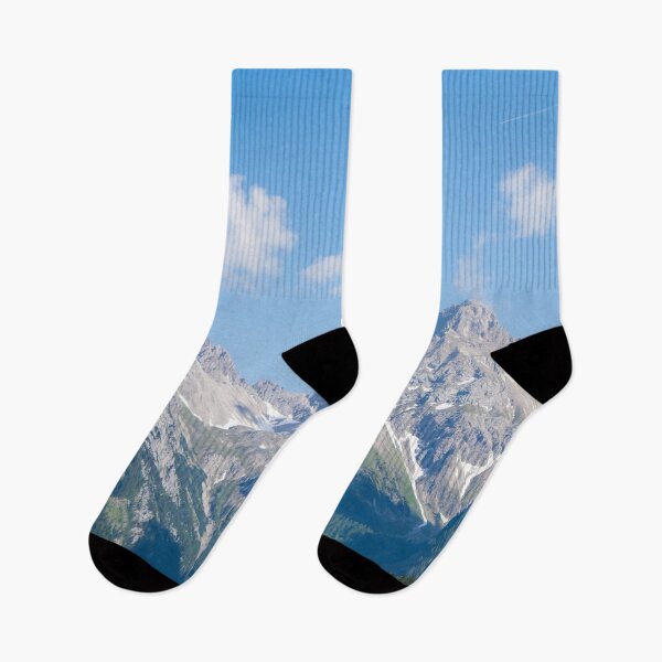 Item preview, Snowy Mountain Landscape designed and sold by PotluckPrints.