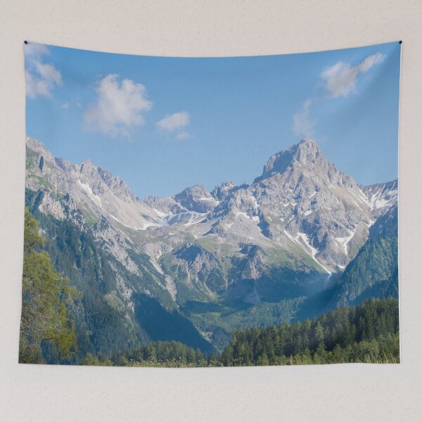 Item preview, Snowy Mountain Landscape designed and sold by PotluckPrints.
