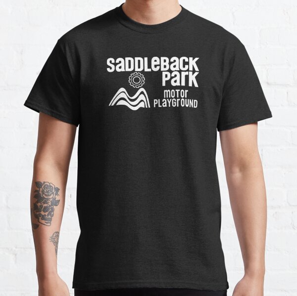 Saddleback Park Motor Playground No Border Logo (White) Classic T-Shirt