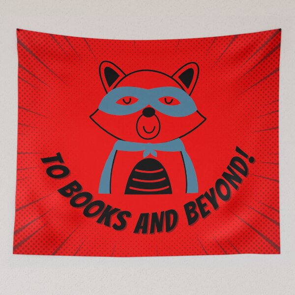 Item preview, To Books and Beyond Racoon Superhero designed and sold by tmdaliggr.