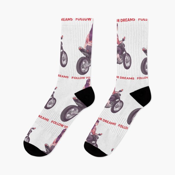 Item preview, FOLLOW YOUR DREAMS Girl With a Bike designed and sold by LargeShop.