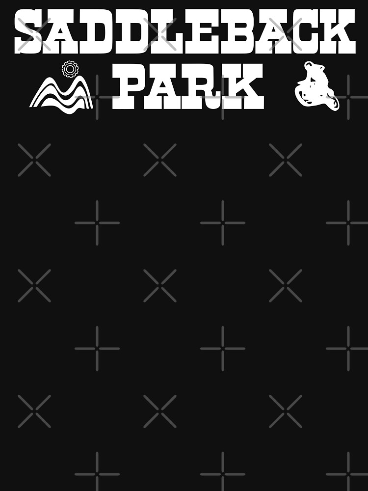 Saddleback Park - Western Logo (White ink) by racerspitstop