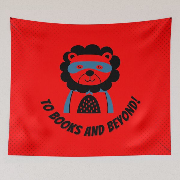 Item preview, To Books and Beyond Lion Superhero designed and sold by tmdaliggr.