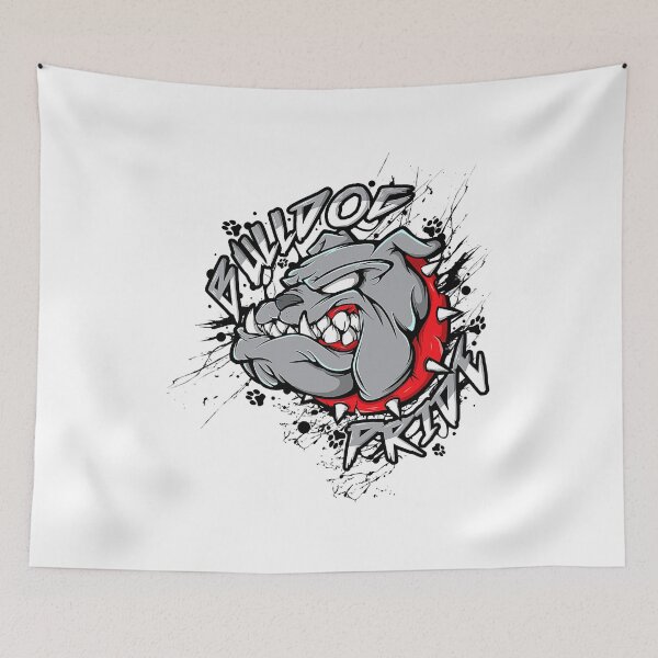 Item preview, Bulldog Mascot English Bulldog Pride And Loyalty designed and sold by MichelSorour.
