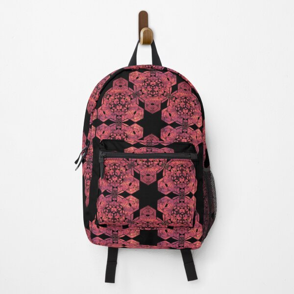 Item preview, Red Sky Cube Mandala Star designed and sold by createVisions.