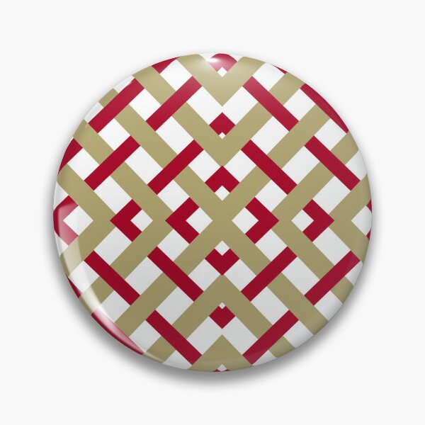 Item preview, Red and gold interlocked squares designed and sold by Bright76.