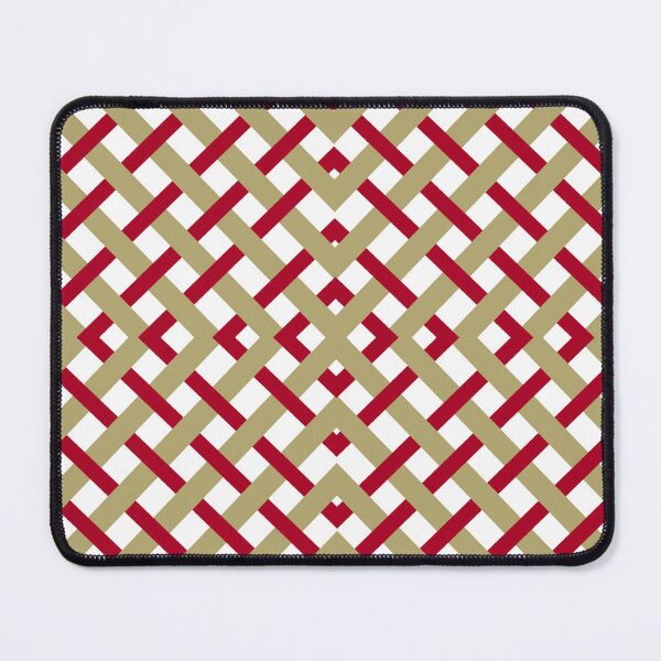 Item preview, Red and gold interlocked squares designed and sold by Bright76.