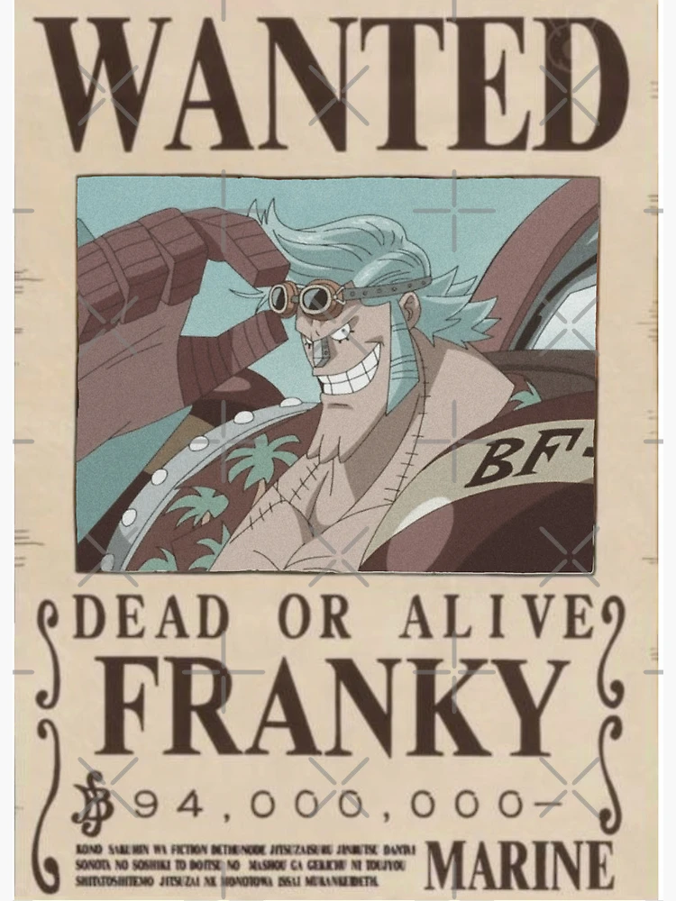 One Piece Franky Poster Diamond Painting 