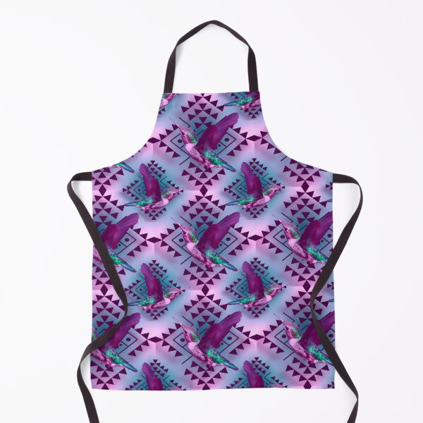 Item preview, Blue/ Pink Hummingbird Native Print designed and sold by JMWCD.