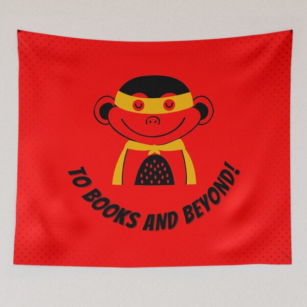 Item preview, To Books and Beyond Monkey Superhero designed and sold by tmdaliggr.