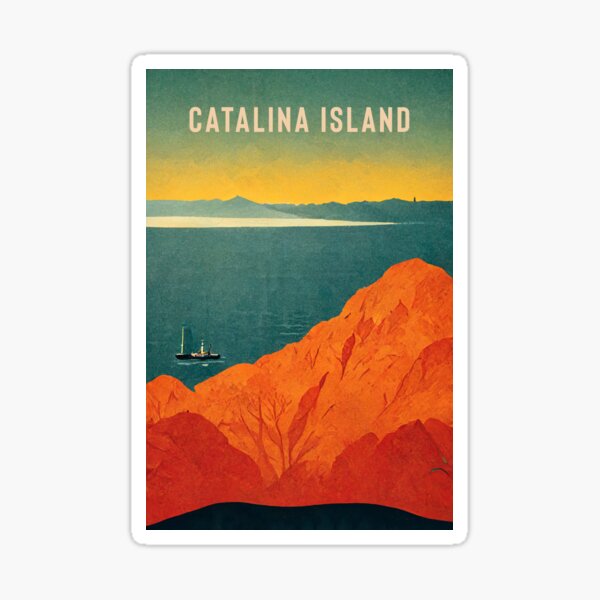 Item preview, Catalina Island Retro designed and sold by Retro Travel Design.