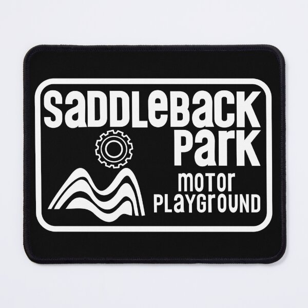 Item preview, Saddleback Park Motor Playground Logo (White) designed and sold by racerspitstop.