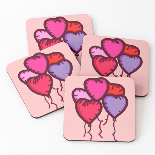Item preview, Heart Balloons designed and sold by artbyyabbyy.