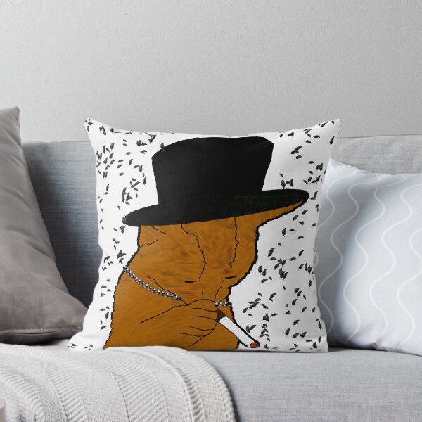 Item preview, smoking cat designed and sold by Renalashidiq.