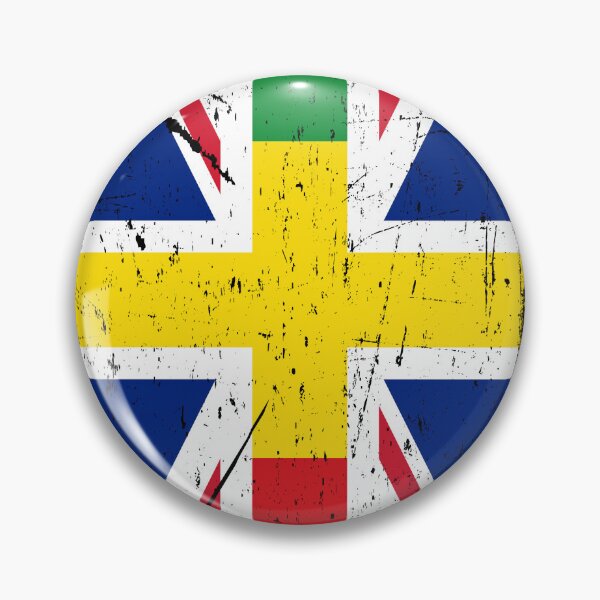 Item preview, Rasta Union Jack British Flag designed and sold by designandclouds.