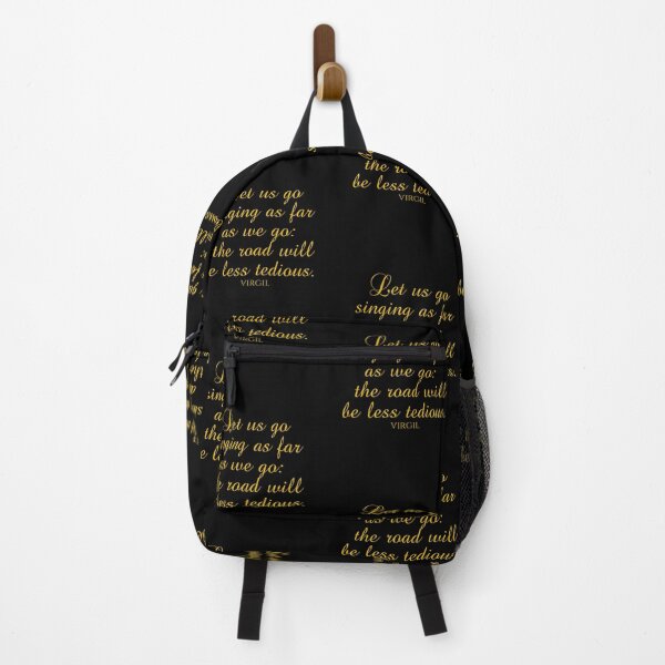 Item preview, Let Us Go Singing As Far As We Go The Road Will Be Less Tedious - Virgil - Gold designed and sold by PhiloJourney.
