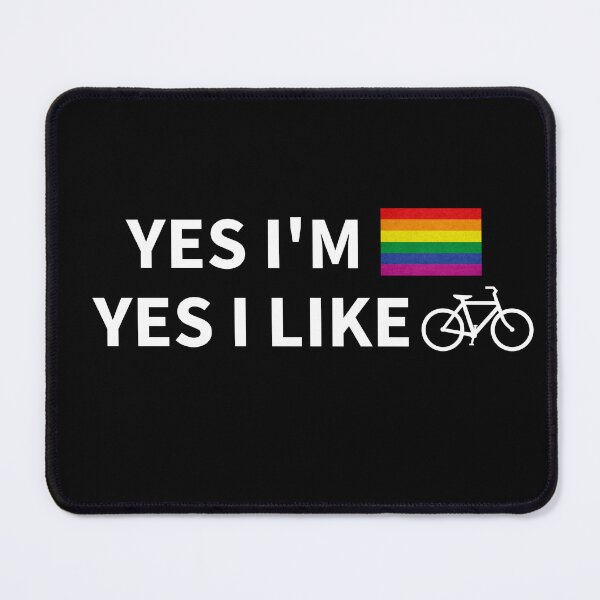 Item preview, Biking Cyclist LGBT Pride designed and sold by razvigod.