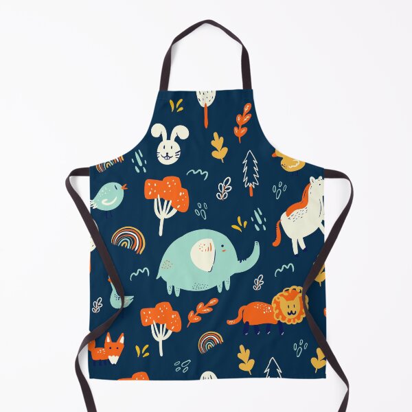 Item preview, Cute Hand Drawn Cartoon Forest Animals Pattern designed and sold by TeeBeesDesign.