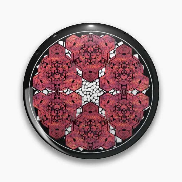 Item preview, Red Sky Cube Mandala Star & CircleVisions (W) designed and sold by createVisions.