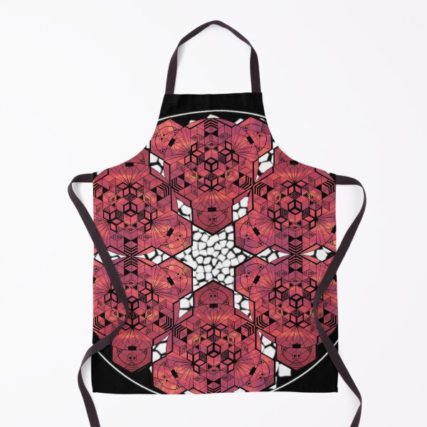 Item preview, Red Sky Cube Mandala Star & CircleVisions (W) designed and sold by createVisions.