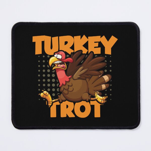Item preview, Turkey Trot Thanksgiving Sticker designed and sold by gusplawn5.