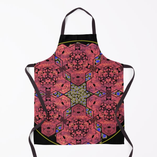 Item preview, Red Sky Cube Mandala Star & CircleVisions (Y&P) designed and sold by createVisions.