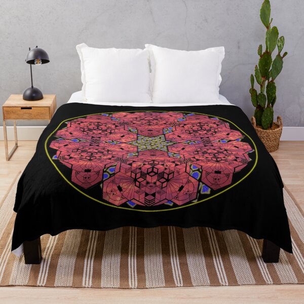 Item preview, Red Sky Cube Mandala Star & CircleVisions (Y&P) designed and sold by createVisions.