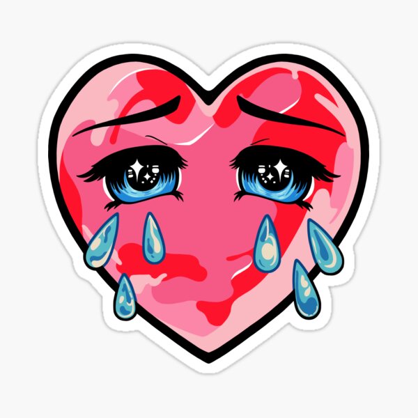 Anime Eyes Drawings Crying Asian Rectangle Stickers - CafePress