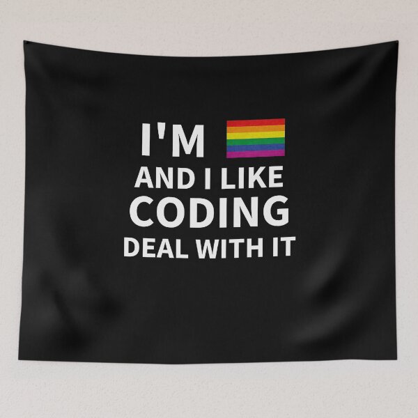 Item preview, I like coding LGBT Pride designed and sold by razvigod.